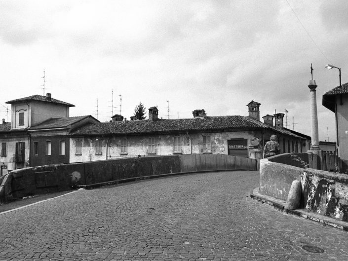 Fondo Claudio Argentiero e Roberto Bosio - Dalla Diga del Panperduto al Naviglio Grande - Boffalora Ticino (MI) - 1995 - Foto Claudio Argentiero