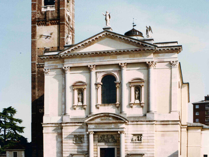 Fondo Afi - Gallarate - Chiesa prepositurale di Santa Maria Assunta (1856-1860) - Foto Roberto Bosio - 1991