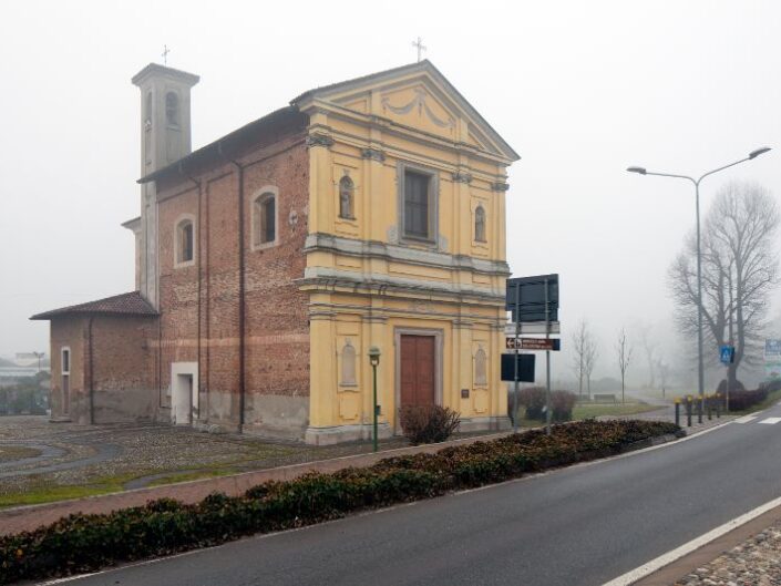 SS 33 del Sempione - Nerviano - Chiesa della Beata Vergine Immacolata o della Colorina (XVI sec.) - Foto di Roberto Venegoni - 2021