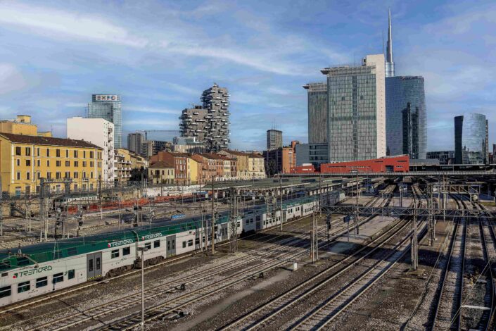 Fondo Mario Vidor - Milano: Castelli di vetro - Stazione Porta Garibaldi - 2015