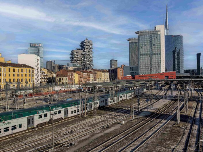 Fondo Mario Vidor - Milano: Castelli di vetro - Stazione Porta Garibaldi - 2015