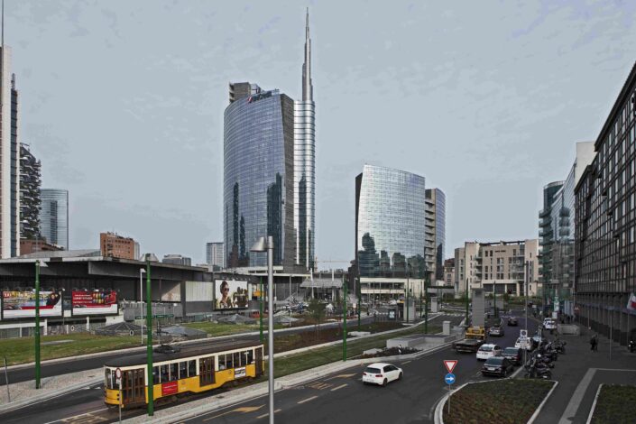 Fondo Mario Vidor - Milano: Castelli di vetro - Stazione di Porta Garibaldi - 2015